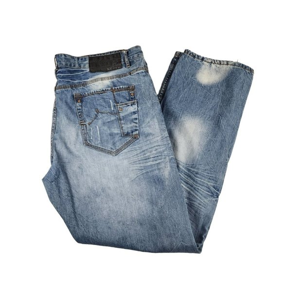 Rocawear Jeans Rocawear Jeans 42 Mens Baggie Wide Leg Distressed